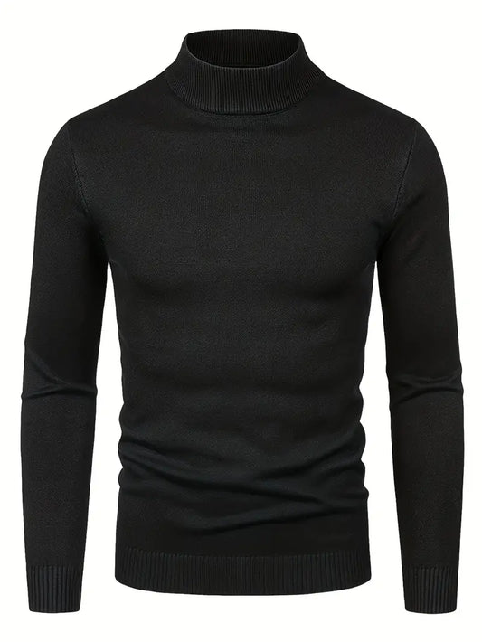 Elegant Turtleneck Sweater Til Herrer