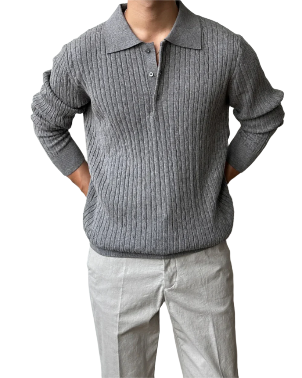 Elegant Varm Blød Strikket Sweater