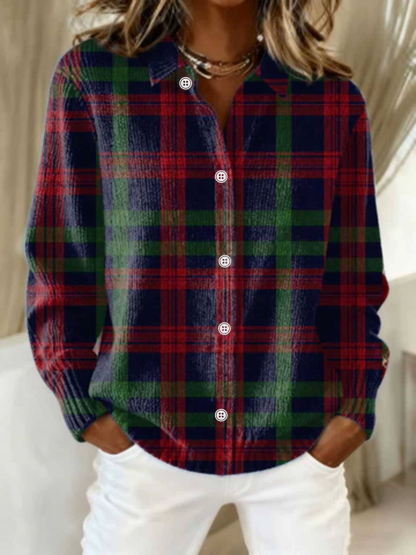 Else | Ternet bluse med moderne charm og feminin elegance