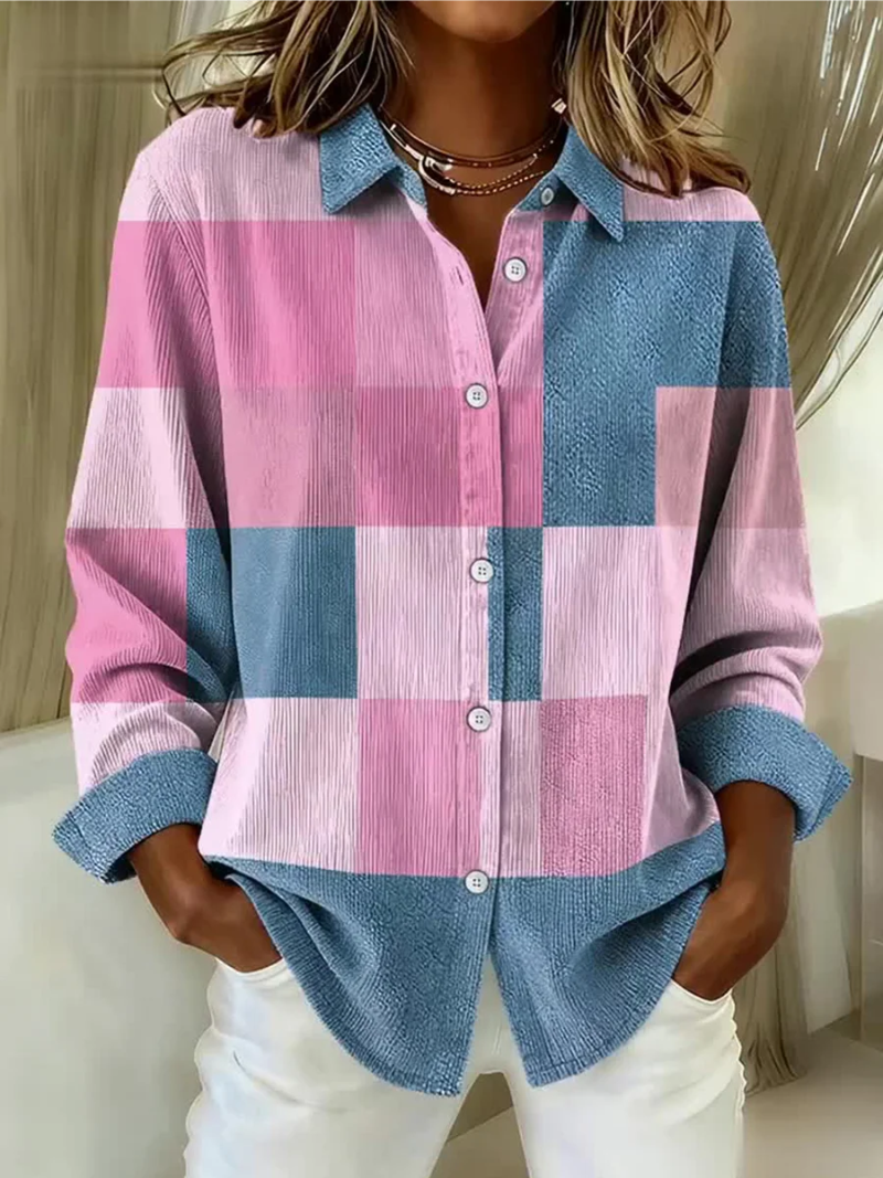 Kirsten | Afslappet bluse med poleret og elegant hverdagslook