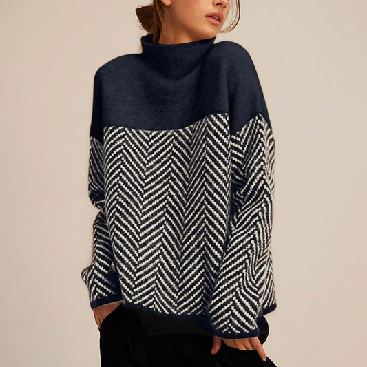 Alberte | Elegant rullekravepullover i blødt og varmt materiale