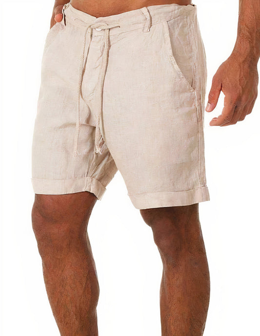 Åndbare Lette Linned Sommer Shorts