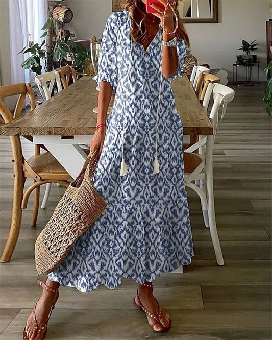 Nora – Boho Kjole Der Skjuler Maven