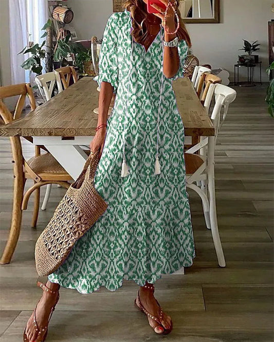 Nora – Boho Kjole Der Skjuler Maven