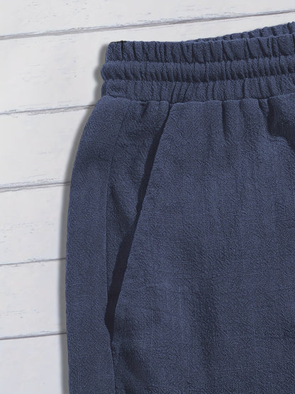 Let Afslappet Linned Sommer Shorts
