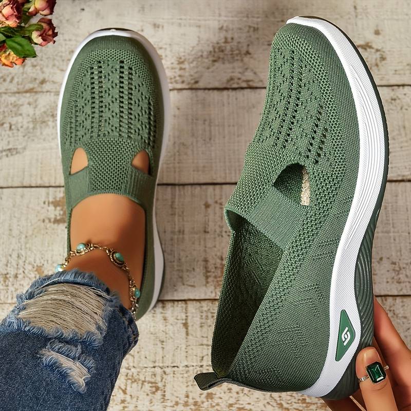 Rosamaria - Stilfulde Slip On Sneakers Med Udskæringer Til