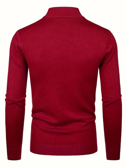 Elegant Turtleneck Sweater Til Herrer
