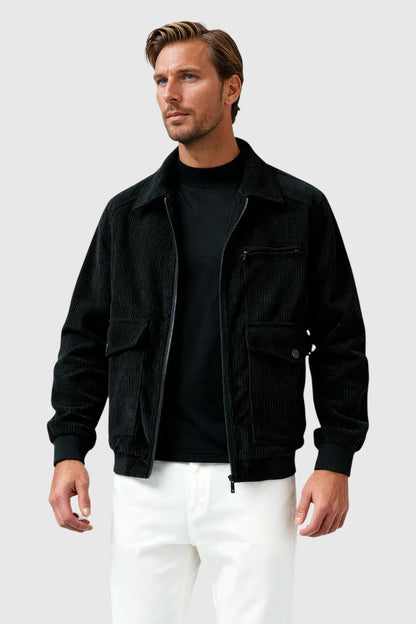 Moderne Casual Stilfuld Corduroy Jakke