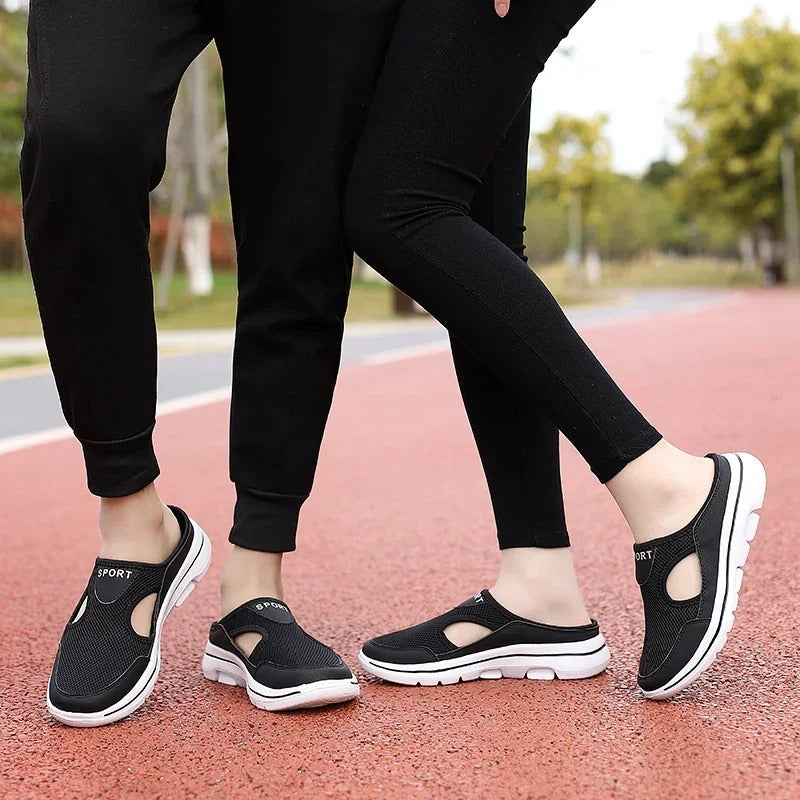 Camila - Afslappede slip-on sko med udskæringer og