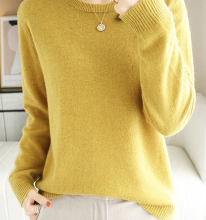 Edda | Elegant strikpullover med blød maske og moderne pasform
