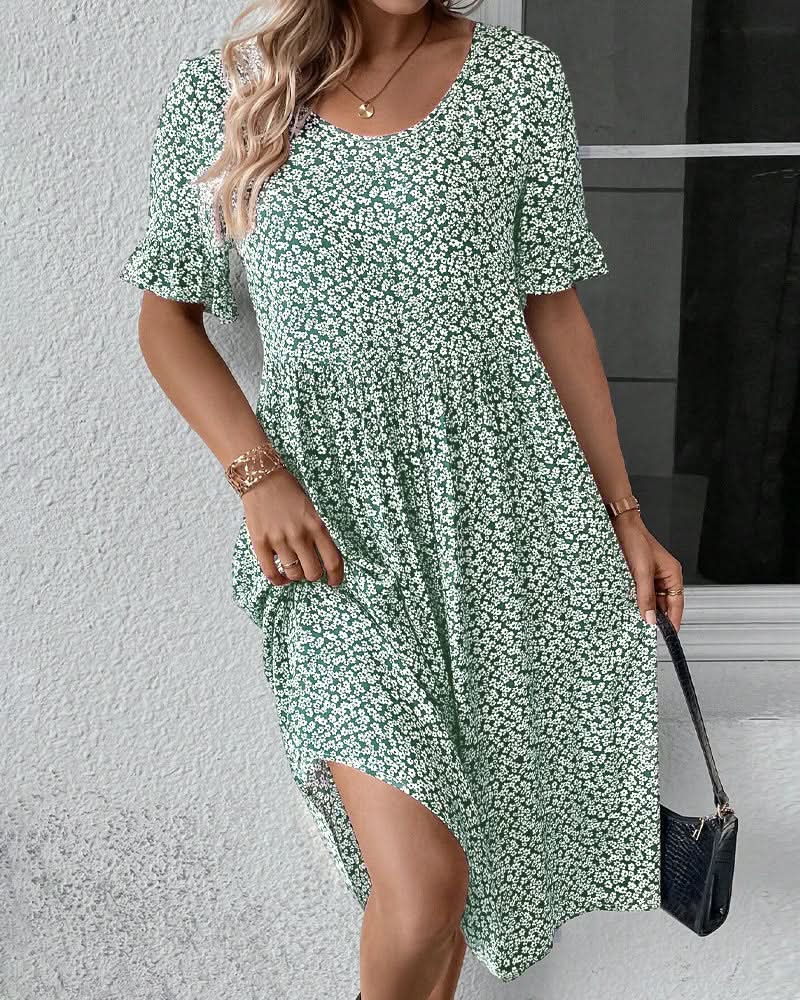 Dame Elegant Stilfuld Casual Sommerkjole