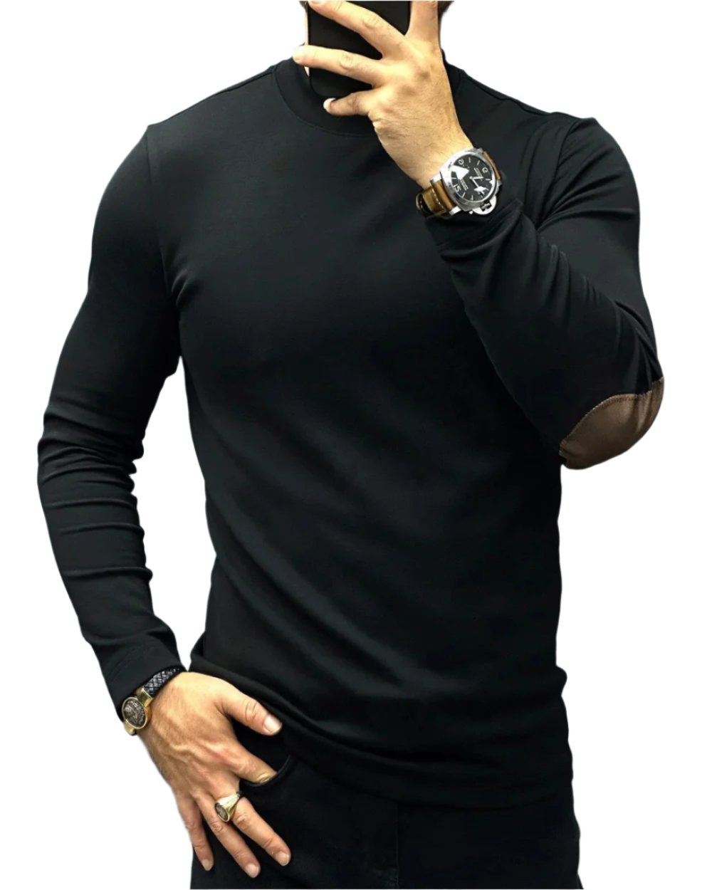 Elegant Tidløs Klassisk Herre Sweater