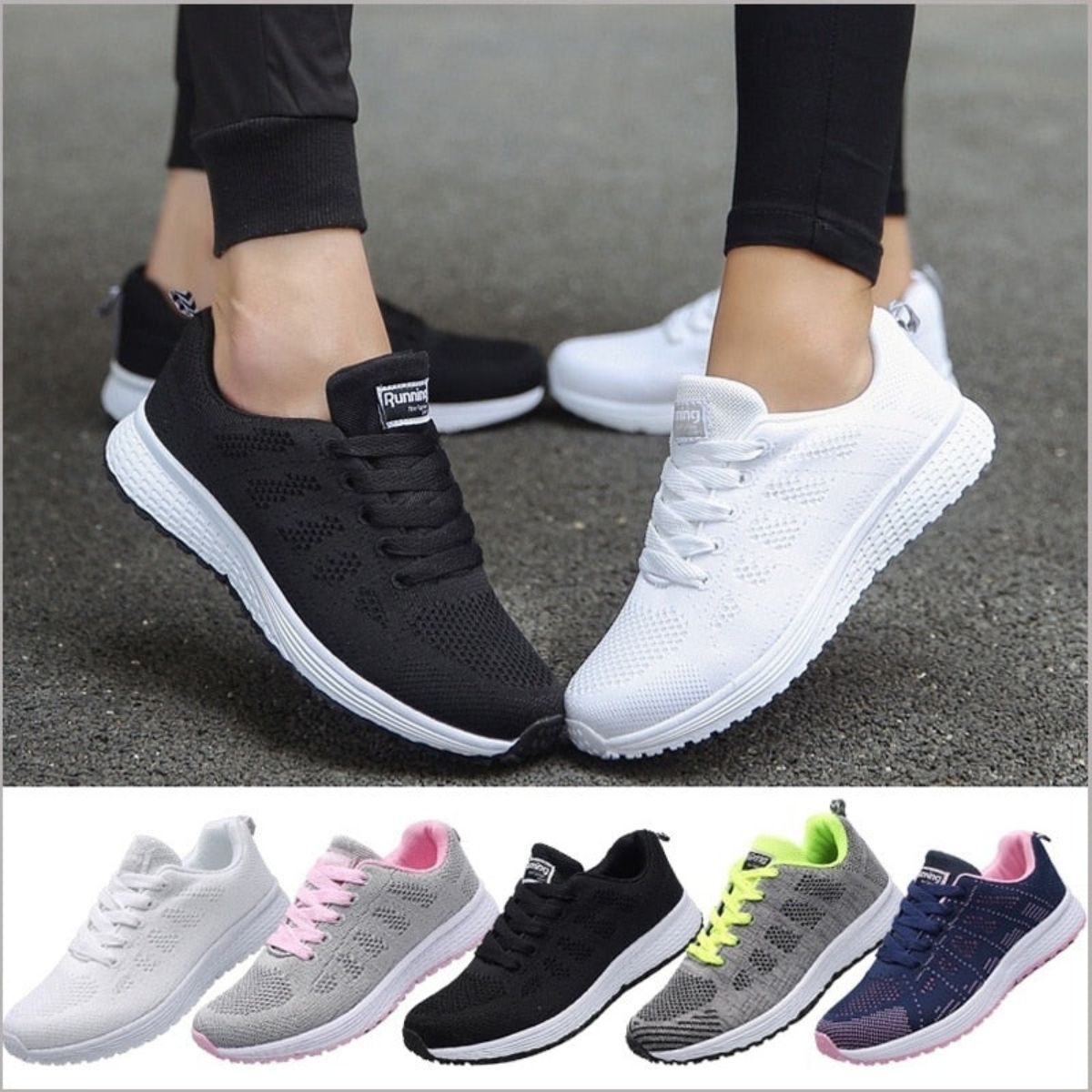 Dina casual sneakers med let sål og afslappet pasform