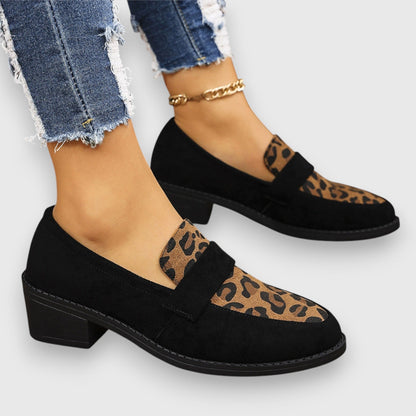 Dame Komfortable Forårs Loafers med Leopardmønster