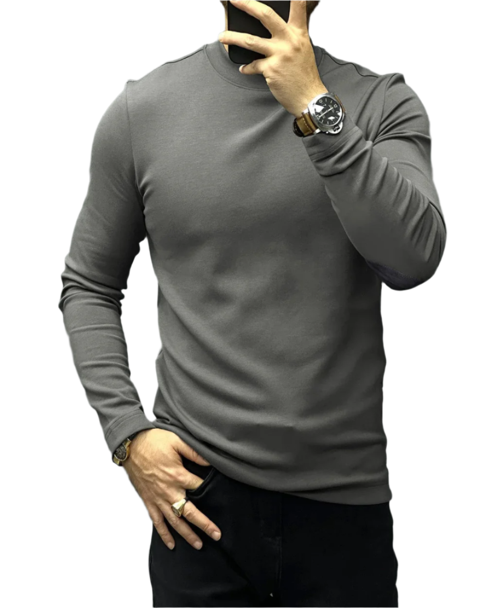 Elegant Tidløs Klassisk Herre Sweater