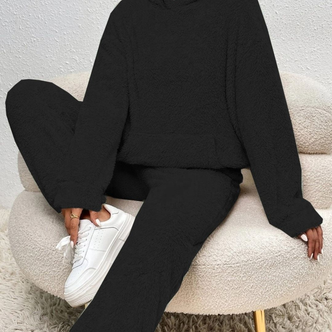 Dame Forårs Cozy Hættetrøje Loungewear Sæt