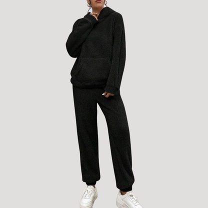 Dame Forårs Cozy Hættetrøje Loungewear Sæt