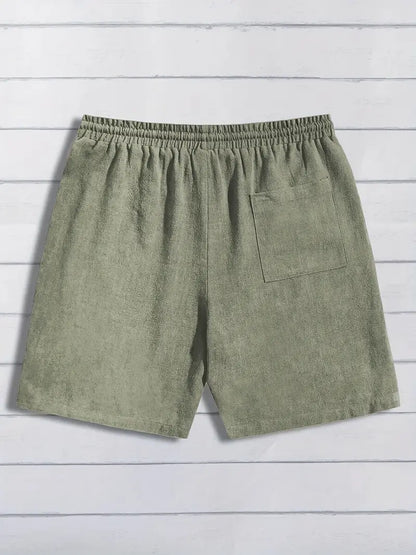 Let Afslappet Linned Sommer Shorts