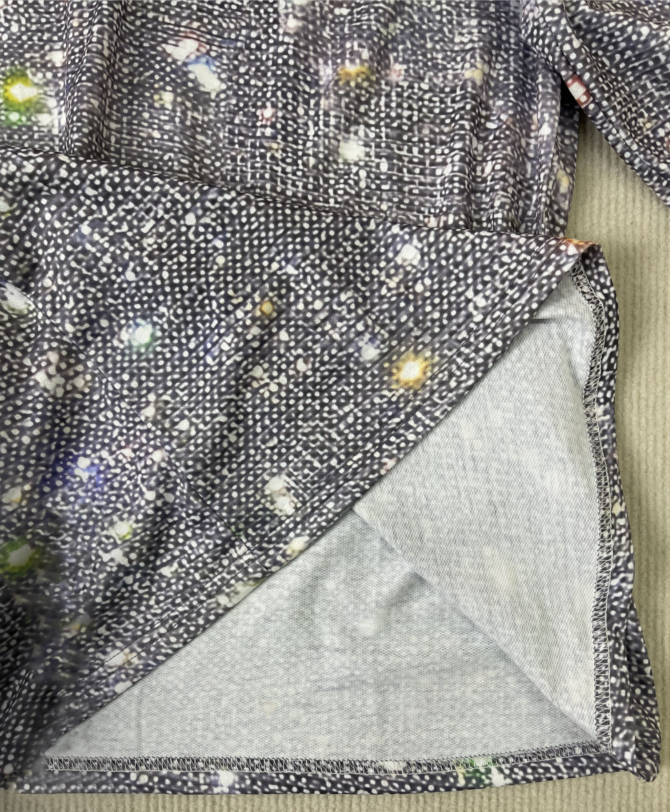 Sophie - Glamourøs V-hals glimmer sweater med skinnende
