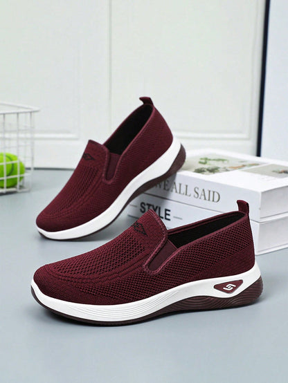 Dame Komfortable Slip-On Afslappede Gå Sko
