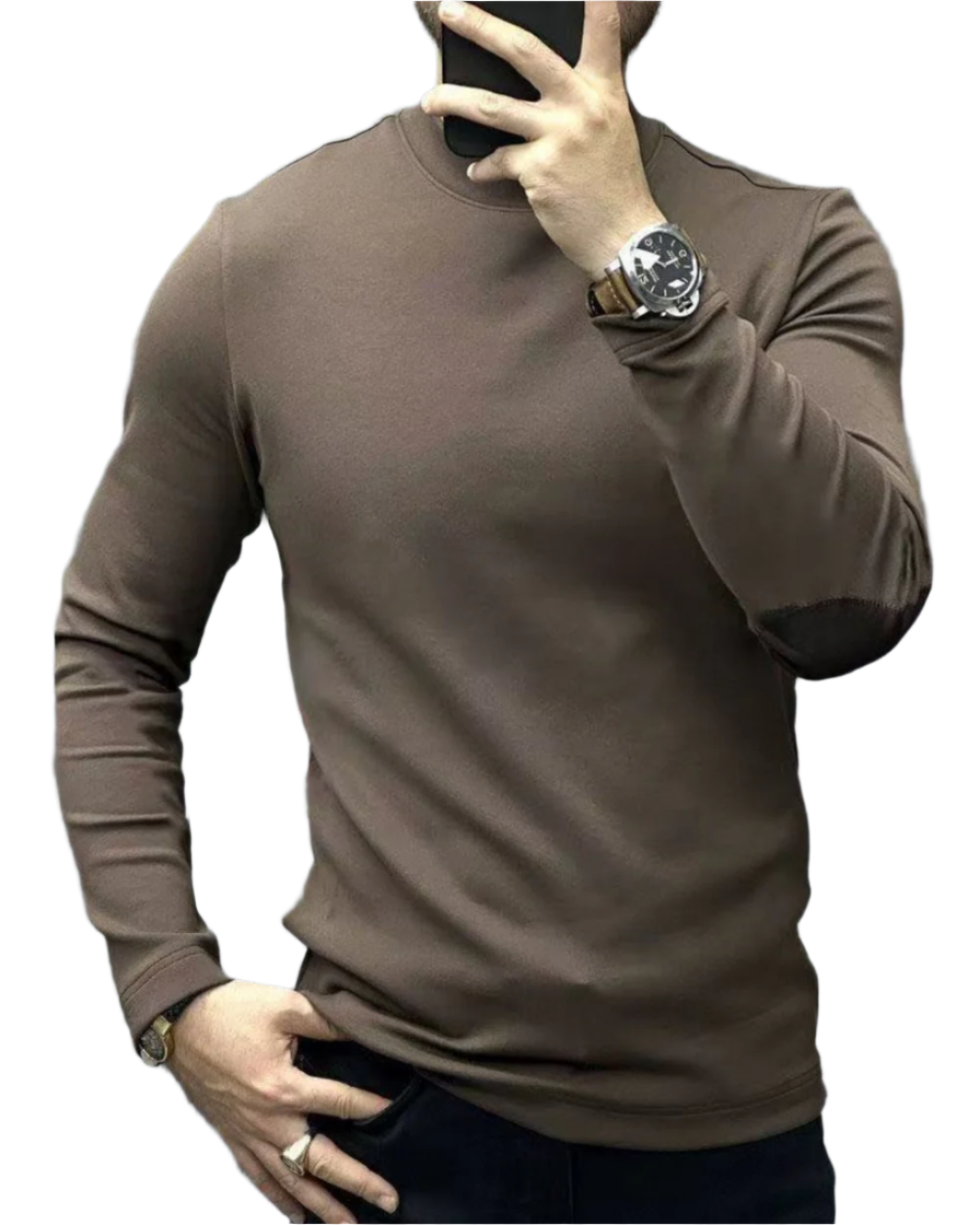 Elegant Tidløs Klassisk Herre Sweater