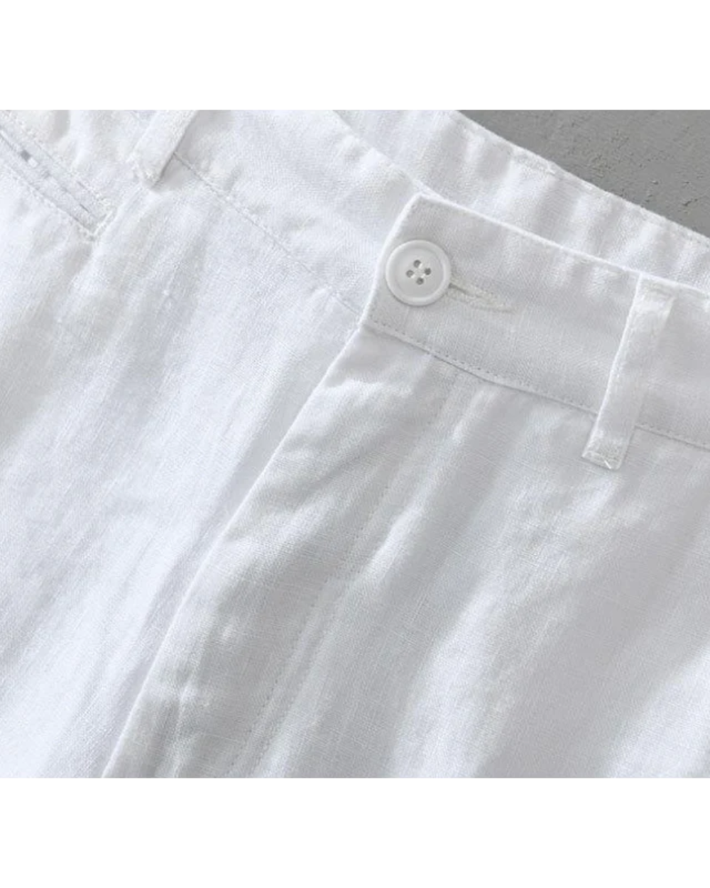 Komfortable Afslappet Letvægts Linned Shorts