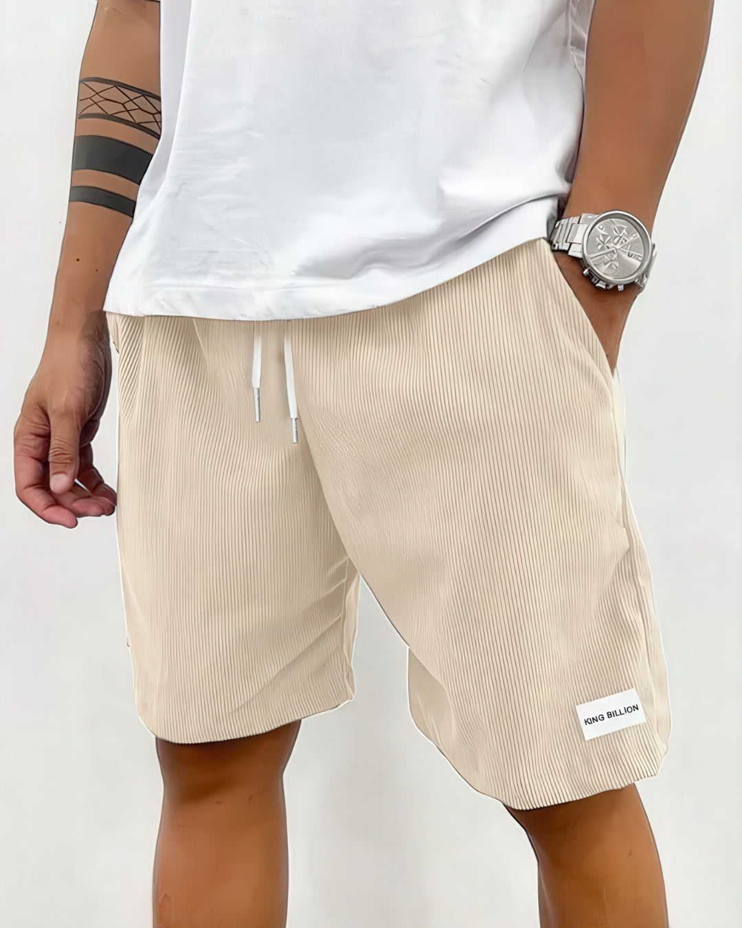 Casual Shorts med Løs Pasform