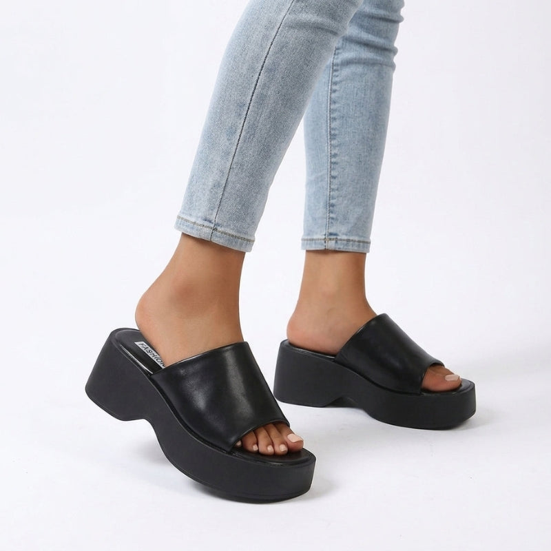 Dame Kilesandaler med Åbent Design