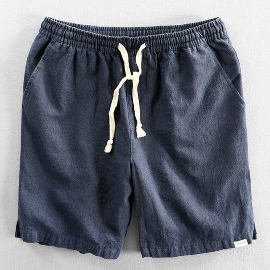 Japansk Inspirerede Åndbare Bomulds Shorts