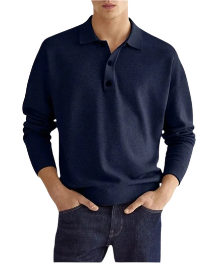 Moderne Åndbar Elegant Polo Sweater