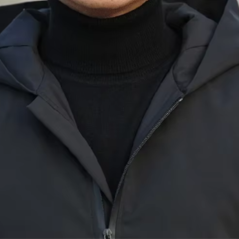 Stilfuld Let Åndbar Herre Vindjakke