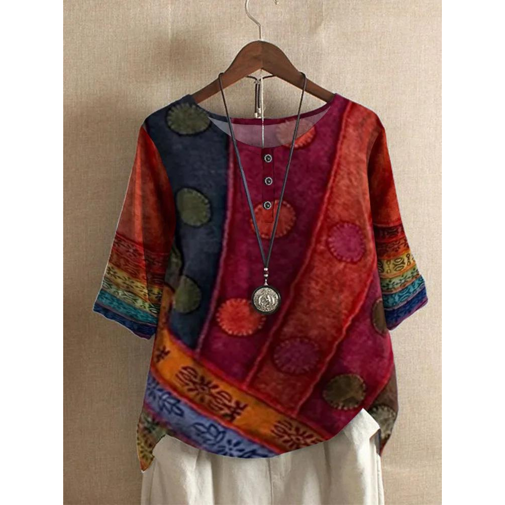 Elegant Stilfuld Boheme Sommer Top