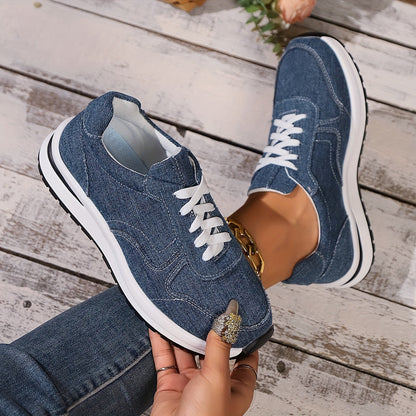 Aria - Casual sneakers med snørebånd og polstret sål