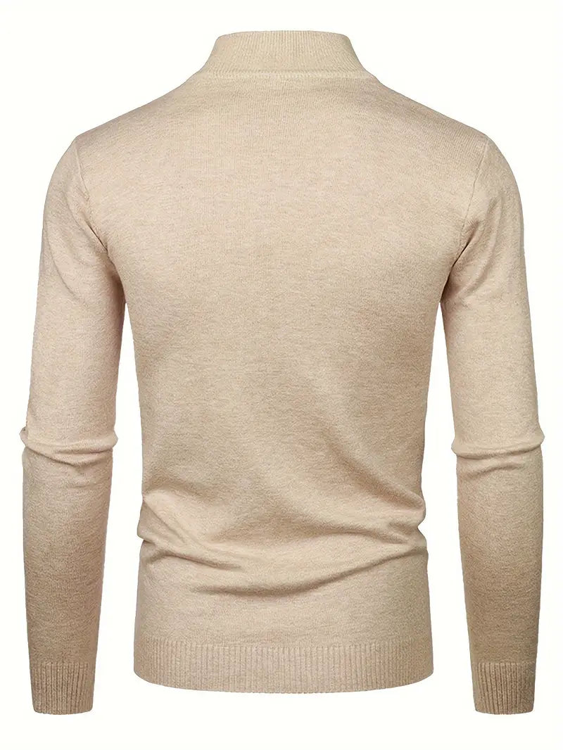 Elegant Turtleneck Sweater Til Herrer