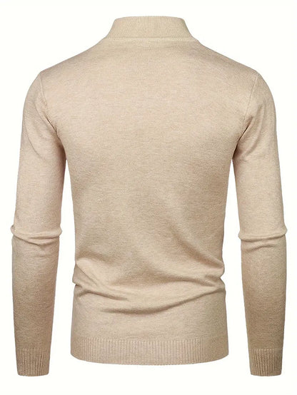 Elegant Turtleneck Sweater Til Herrer