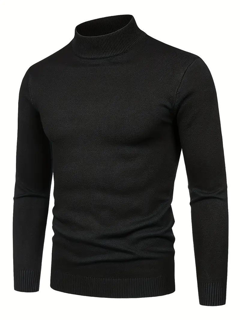 Elegant Turtleneck Sweater Til Herrer