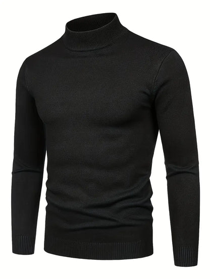 Elegant Turtleneck Sweater Til Herrer