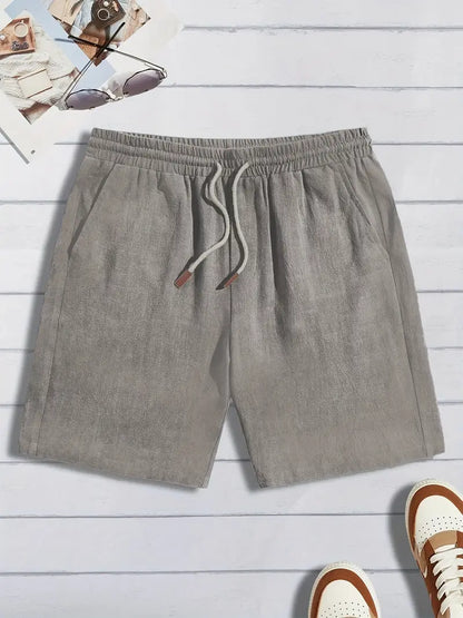 Let Afslappet Linned Sommer Shorts