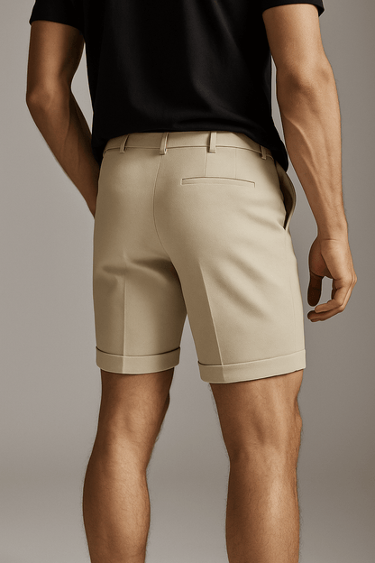 Elegante Herreshorts Med Læg Lommer