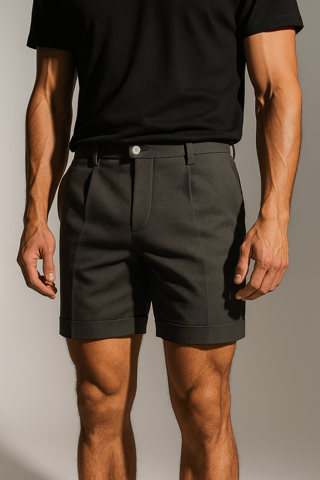 Stilfulde Herreshorts Med Læg Lommer