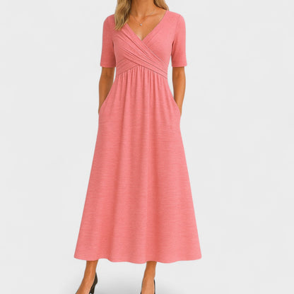 Elegant Sommer Midi Kjole til Sommeren
