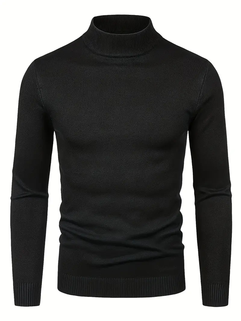 Elegant Turtleneck Sweater Til Herrer