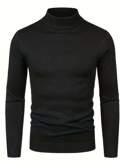 Elegant Turtleneck Sweater Til Herrer