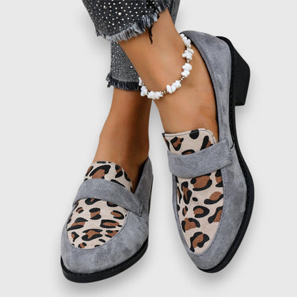 Dame Komfortable Forårs Loafers med Leopardmønster