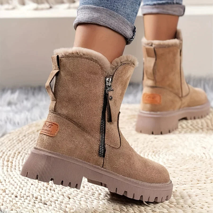 Aurora - Pelsforede vinterstøvler til damer