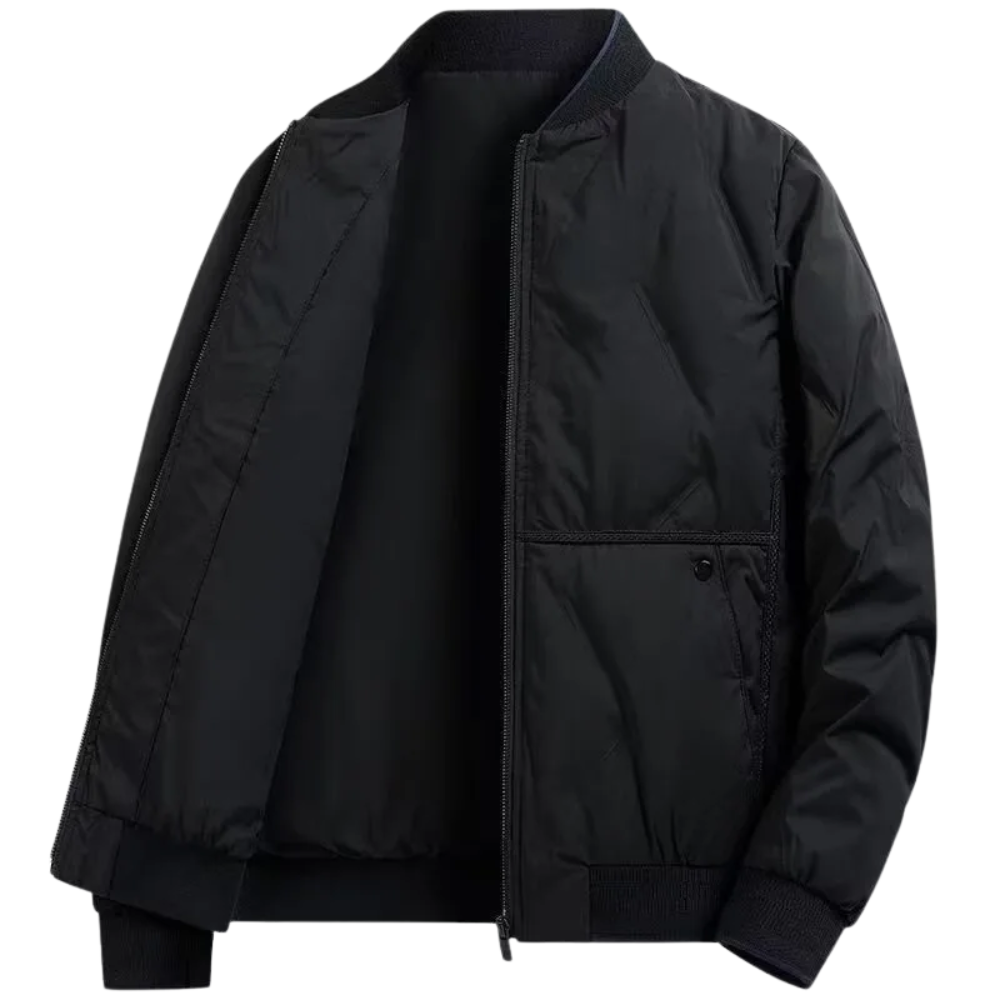 Stilfuld Casual Elegant Herre Baseballjakke