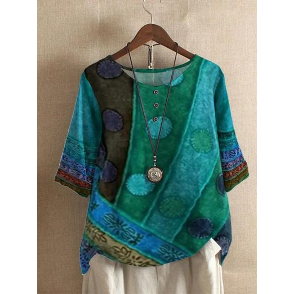 Elegant Stilfuld Boheme Sommer Top