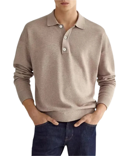 Moderne Åndbar Elegant Polo Sweater