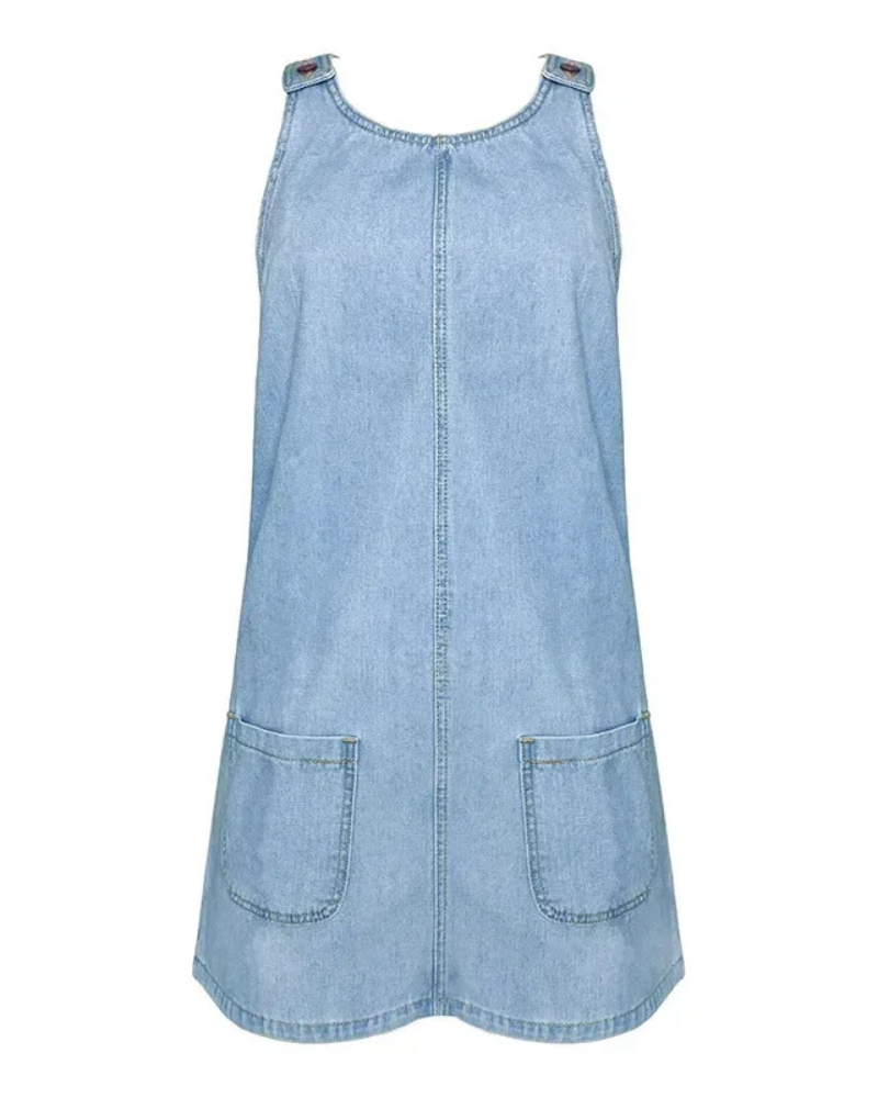 Elegant Sommerkjole med Flatterende Snit