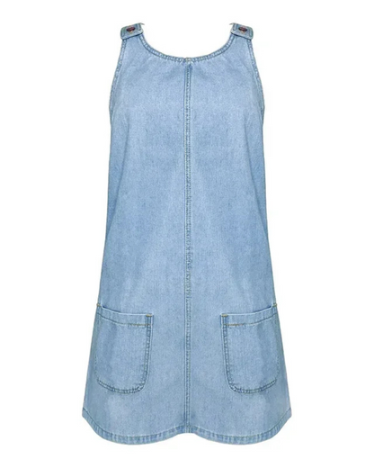 Elegant Sommerkjole med Flatterende Snit